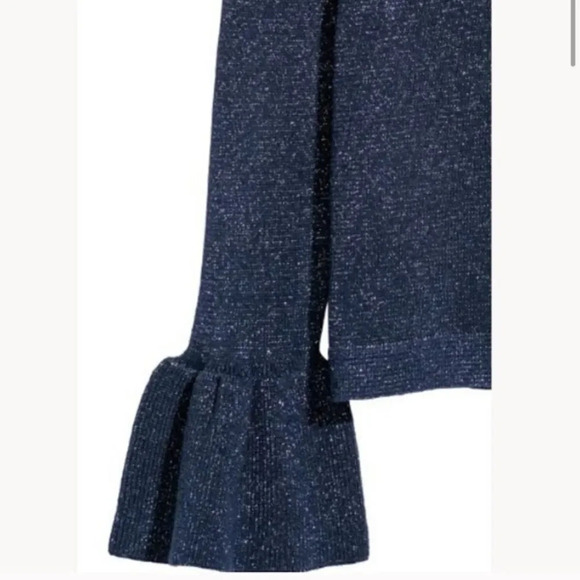 Girls Sparkling Blue H&M Pullover - Picture 2 of 9